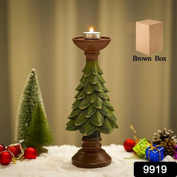 Christmas Tree Candleholder Candlestick Decorative for Home