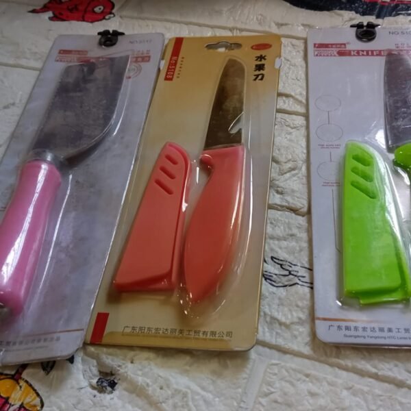 Stainless Steel Knife For Kitchen Use, Knife Set,  Fruit, Vegetable,(Mix Design 1 Pc)