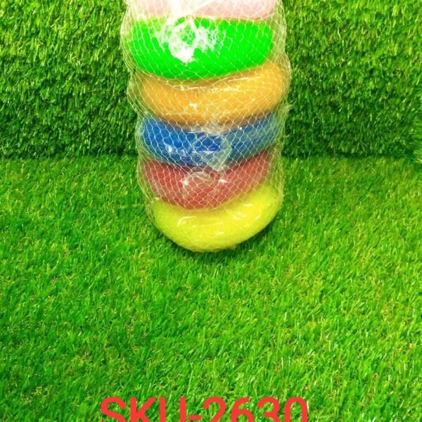 Plastic Scrubber Round Nylon Scrubbers (Pack of 6)