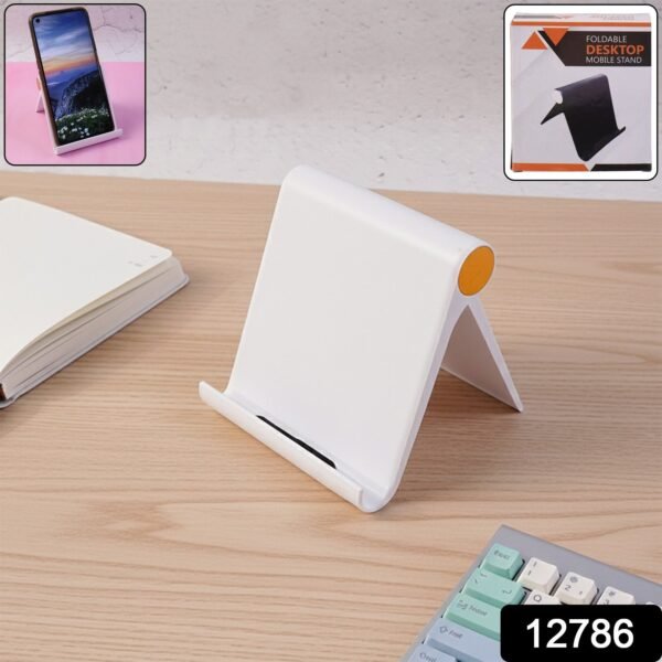 a72f047a-68f4-42f8-8a9f-b1b48612f4c2_70eda583-0c59-4e71-bb1d-60f3503cdd38.jpg Plastic Foldable Desktop Mobile Stand (1 Pc / White)