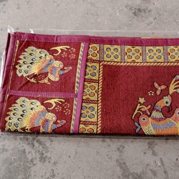 a756a55d-8d6b-47e4-827e-1e77ff390598.jpg Cotton Fridge Top Cover with Side Pockets for Home Decor (100×60 CM)