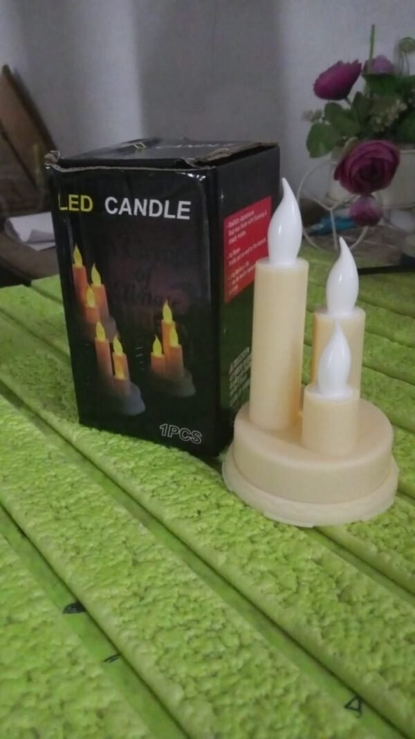 a7d87109-8aba-48fd-b1e6-5a0b4135a32b.jpg LED Taper Candles, Diwali (1 Pc)