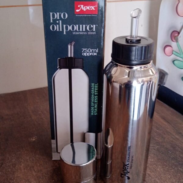Apex Pro Stainless Steel Oil Pourer – 750ml (1 Pc)