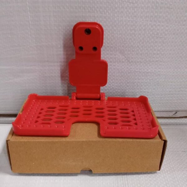 Multi-Purpose Wall Holder Stand for Mobile Charging (Red)