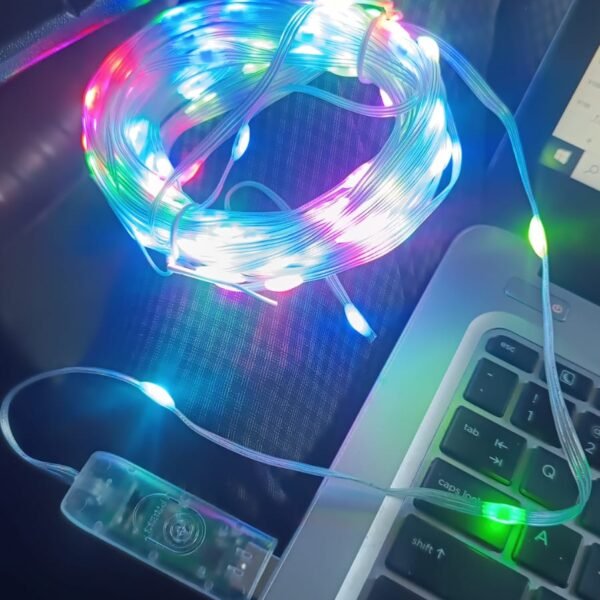 Multi Coloured 10M RGB LED Strip Lights (1 Pc / Loose)