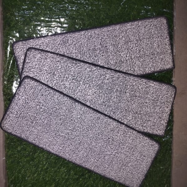Microfiber Flat Mop Refill Pad For Dry and Wet Cleaning of All Smooth (3 Pc Set)