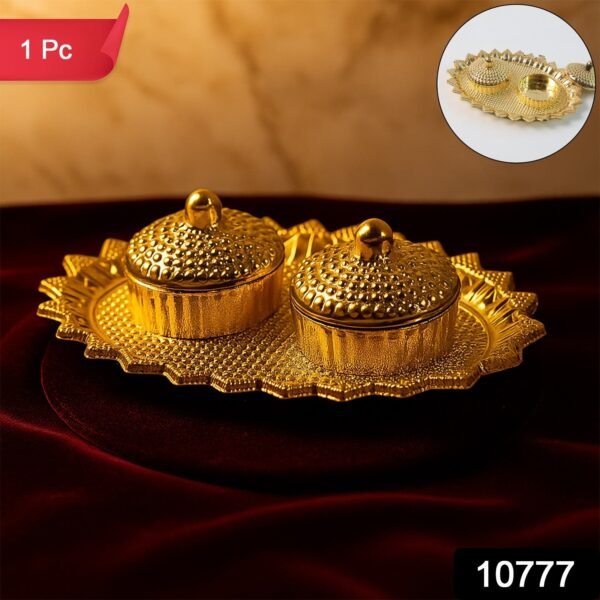 Pooja Kumkum / Roli–Chawal Holder - (1 Pc)