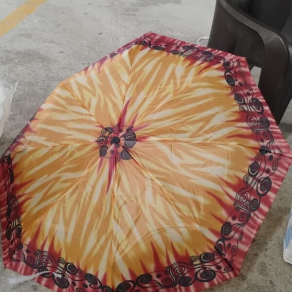 aa1786fe-f579-406e-8107-bd3c020447ca.jpg 3-Fold Sun & Rain Protective Solid Foldable Umbrella, (1 Pc / Mix Design)