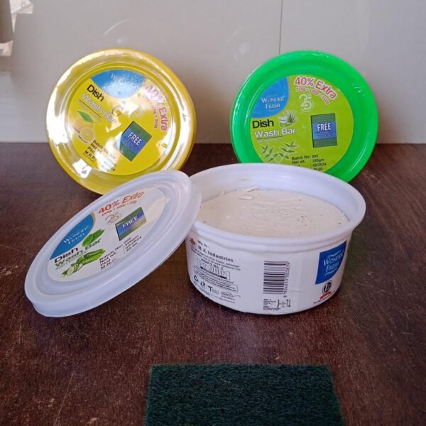 Fresh Mix Flavor Dishwash Bar with Super Scrubber Dishwashing Solution 350 gm