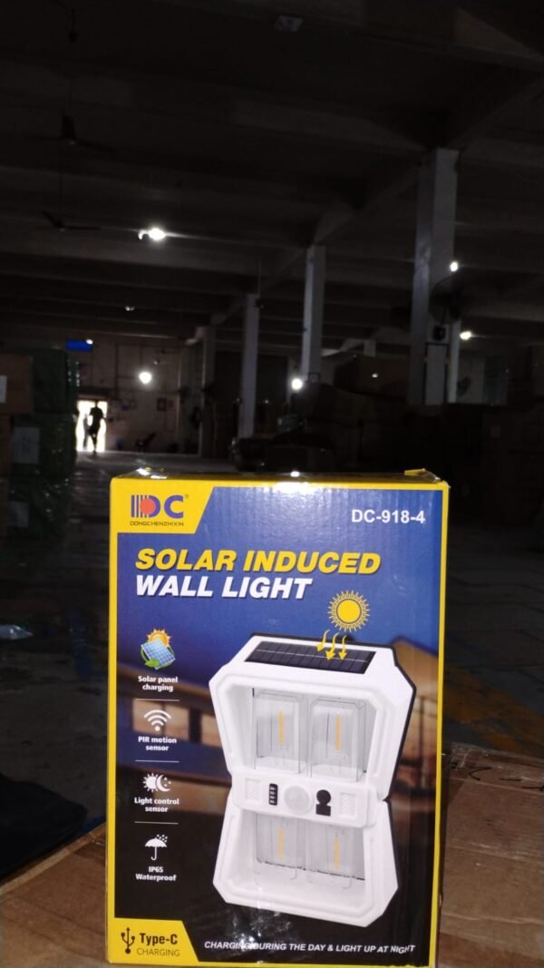 aab1d08e-3e9f-456e-97ef-5a0e5eccee4b.jpg Solar Wall Lantern Light with 3 Modes & Motion Sensor (1 Pc)