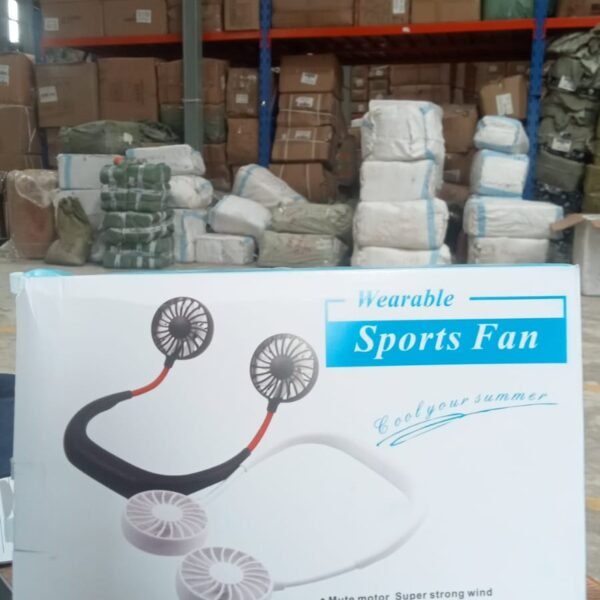 Hands-Free Wearable Neckband Fan