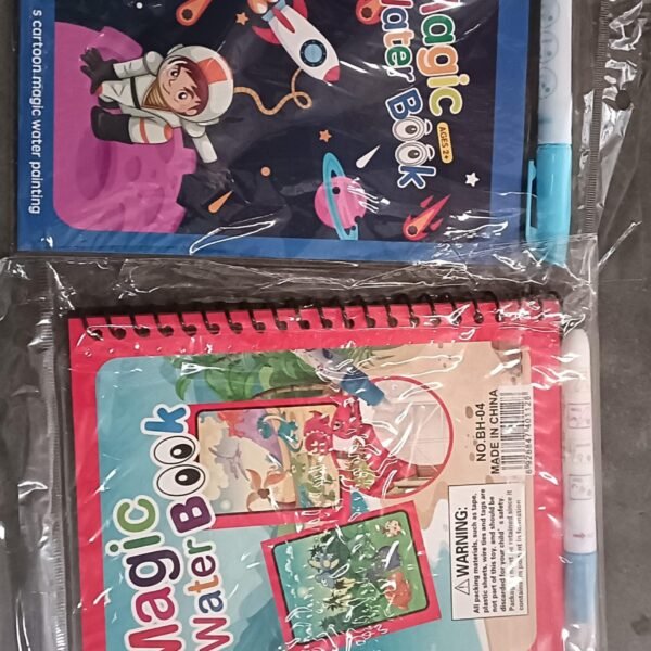 Magic Water Quick Dry Book Water Coloring Book Doodle with Magic Pen Painting Board