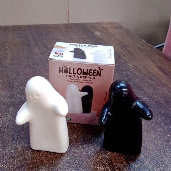 Salt and Pepper Seasoning and Spice Shakers Cute Plastic (2 Pcs Set)