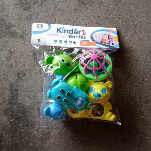 AT38 5Pc Rattles Baby Toy game for kids and babies for playing and enjoying purposes