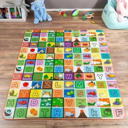 Waterproof Single-Side Baby Play & Crawl Floor Mat for Kids (180 × 115)