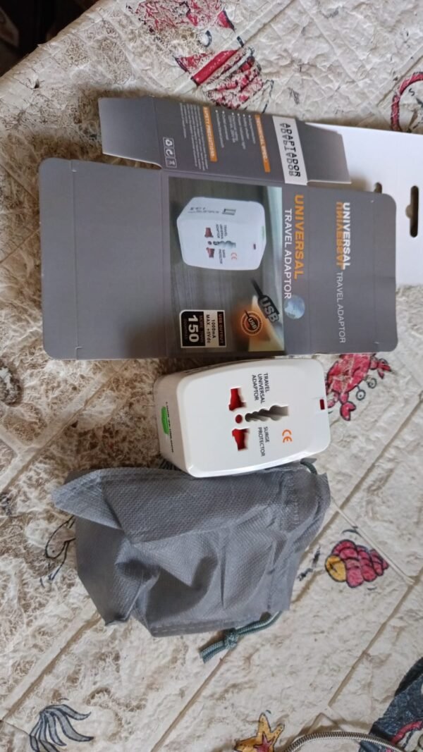 All-in-One Universal Worldwide Travelling AC Adaptor Plug (1 Pc)