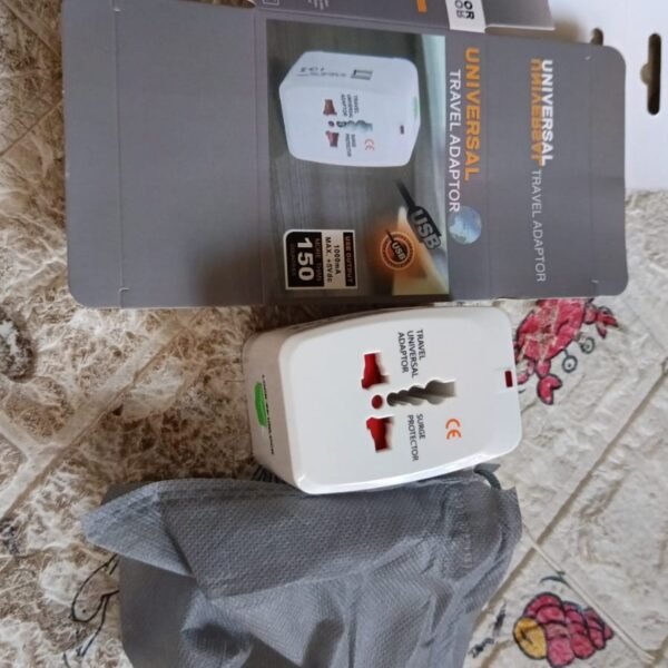 All-in-One Universal Worldwide Travelling AC Adaptor Plug (1 Pc)