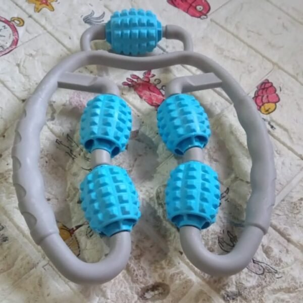 Muscle Massage Roller for Leg Soreness & Relaxation (5 Wheels, 1 Pc)