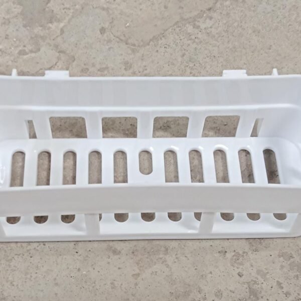 ABS Plastic Shower Corner Caddy Shelf with Wall-Mounted Suction Cup