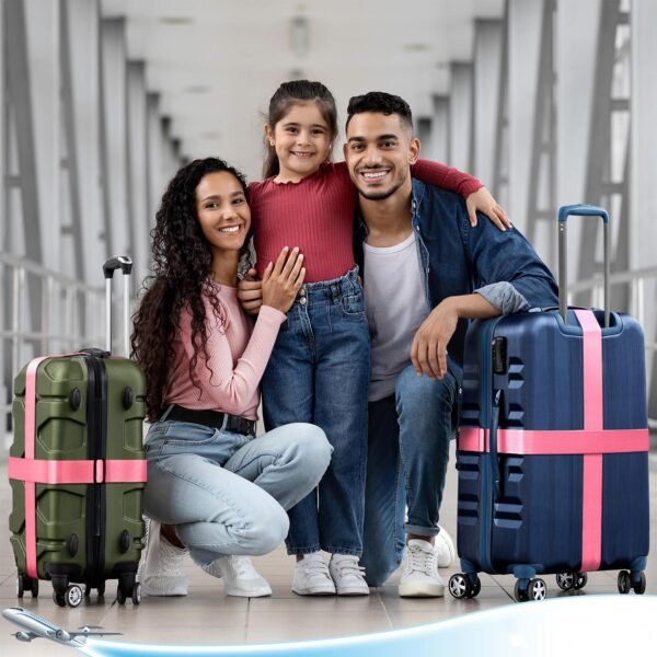 Adjustable Cross Luggage Security Strap - (1 Pc)