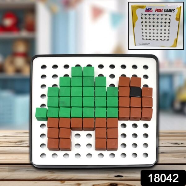 ae9514b7-b338-4490-8f50-6939b79605d9.jpg Pixel Cubes Toy for Children Early Education, Pixel Game Educational Board Games Board, Birthday Gift for Kids, Learning Math Toy, Brain Games, Math Puzzle (Approx 180 Cubes With Pixel Board & Book)