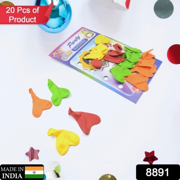 Heart shaped balloons Kinds of Rainbow Party Latex Balloons (20 Pcs Set)