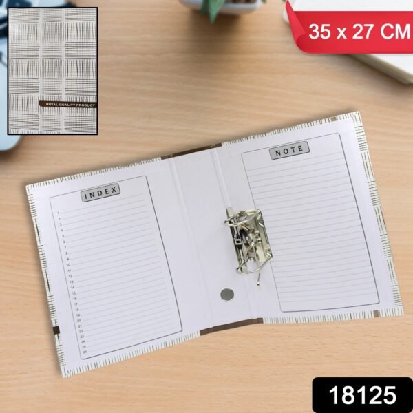 Office Lever Arch Binder Box File Organizer for Documents (35×27 Cm, 1 Pc)