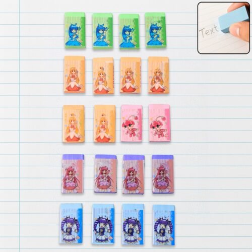 anime-themed-erasers-01.jpg Fancy & Stylish Eraser (20 Pc / Mix Design)