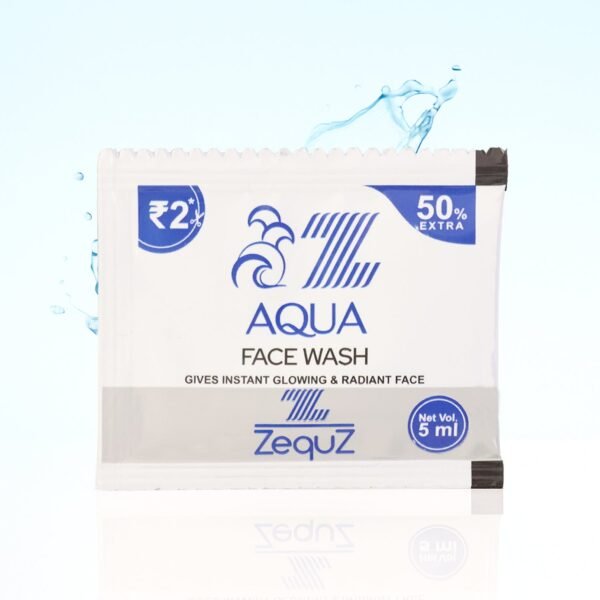 aquafacewash-02_22fd450f-c8ff-4cce-9180-d60c9815d1a2.jpg Zequz Aqua Face Wash Sachet (5 ML / 1 Pc)