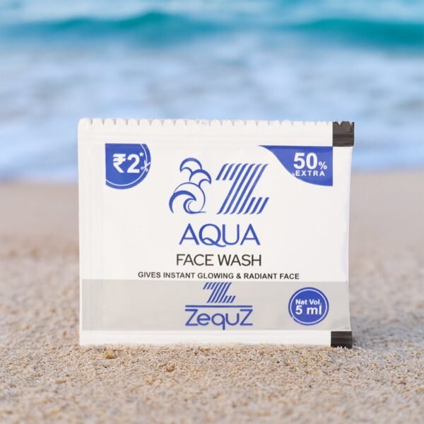aquafacewash-03_632128c7-e857-4e3e-8991-48cead0823d9.jpg Zequz Aqua Face Wash Sachet (5 ML / 1 Pc)