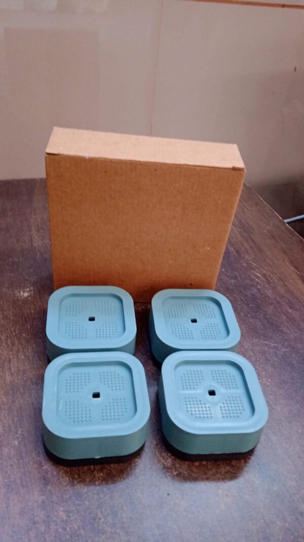 b093a08d-8ee9-4949-8c44-6950d19b0722.jpg Plastic Washing Machine Feet Pads (Set of 4 Pc)