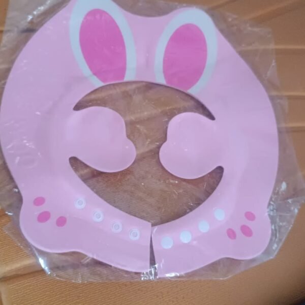 b15cd324-d805-4ff6-bdcd-19695e1140ff.jpg Adjustable Bunny Ear Baby Shower Cap (1 Pc)