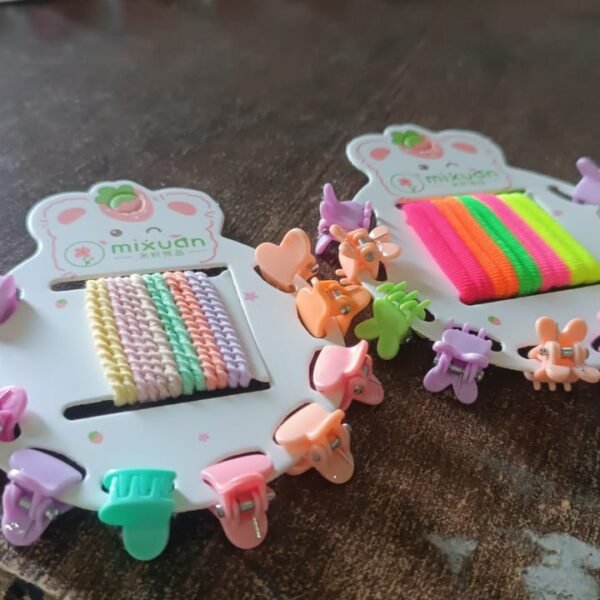 Hair Clips & Hairband for Girls Kids Hair Accessories (22 Pcs Set / Mix Design)