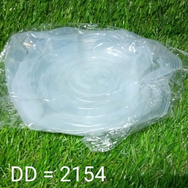 Silicone Stretch Lids  Reusable Microwave Safe Flexible Covers (Set of 6, Loose)