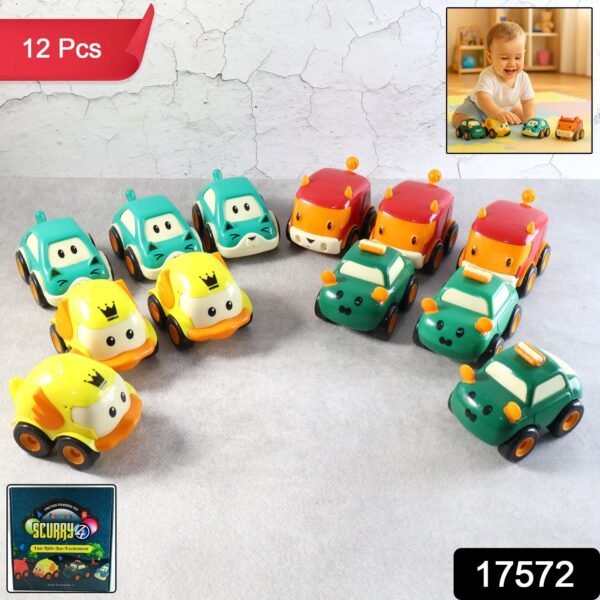 b2b7b79c-563c-4d9f-b945-7cec73168963.jpg Cartoon Pull-Back Car Toy Set for Kids (12 Pc)