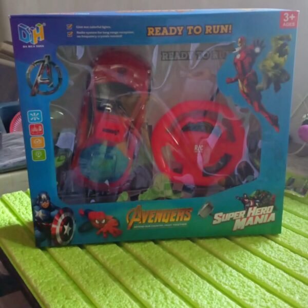 Plastic RC Racing Car – 2-Way Control with Handle Remote & Rechargeable Battery