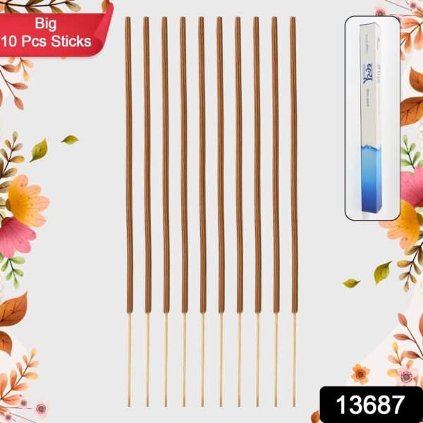 b307a2b6-6078-47d6-a2fa-7fddba796e62.jpg Premium Incense Sticks / Agarbatti for Everyday Use for Home, Office, Meditation and Pooja for Puja, & Other Festive Occassions, Agarbatti (10 Pcs Sticks / 40 Cm / Stand not included / Mix Flavor)