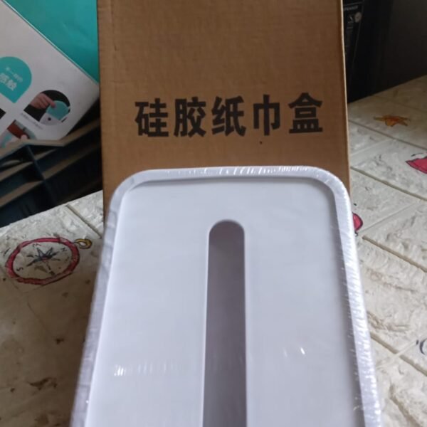 Simple Silicone Tissue Holder – Cube/Cylinder Tissue Box for Bathroom, Office