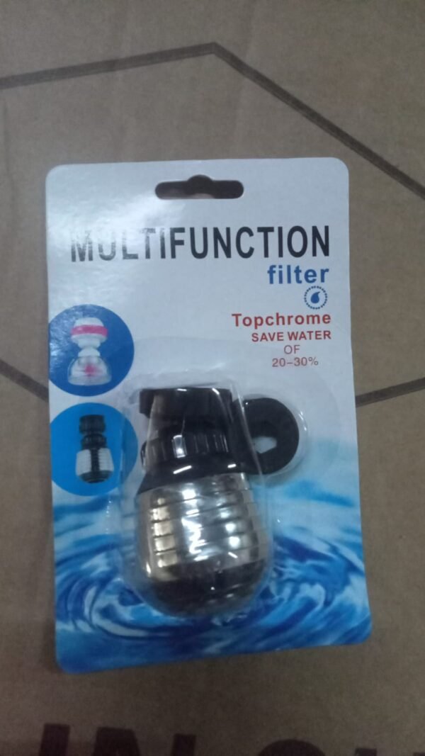 Faucet Bubbler, Faucet Aerator, Water Filter 360° Sink Use (1 Pc)