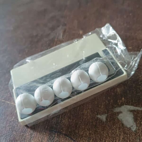 5 Slots Adhesive Desk Cable Cord Holder for Charging Cable (1 Pc / Mix Color)