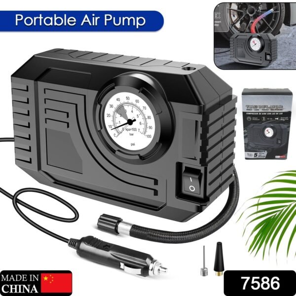 b422ebfd-36d5-4488-a1cd-4568fed51ceb.jpg Tire Inflator Portable Air Compressor 12V Small Air Pump for Car Tires Bicycle Bike