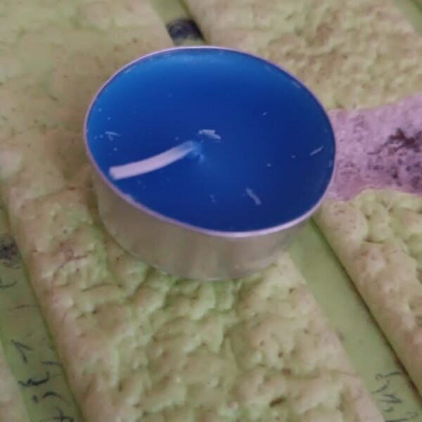 Tealight Diwali Candle – Smokeless, Long-Burning, Mix Color (1 Pc)