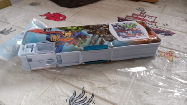 Double Sided Magnetic Geometry Pencil Box r for Boys Girls Art Use