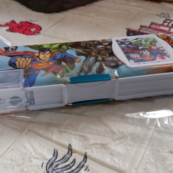 Double Sided Magnetic Geometry Pencil Box r for Boys Girls Art Use