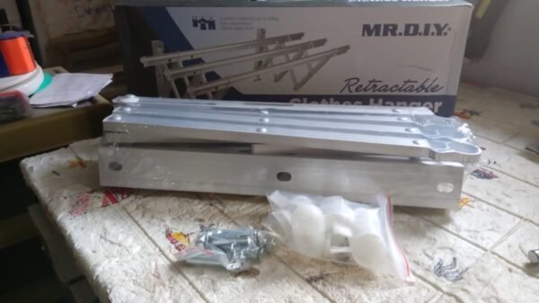 Clothes Rail Rack for Drying Clothes with Foldable Airer & Towel Holder for Home