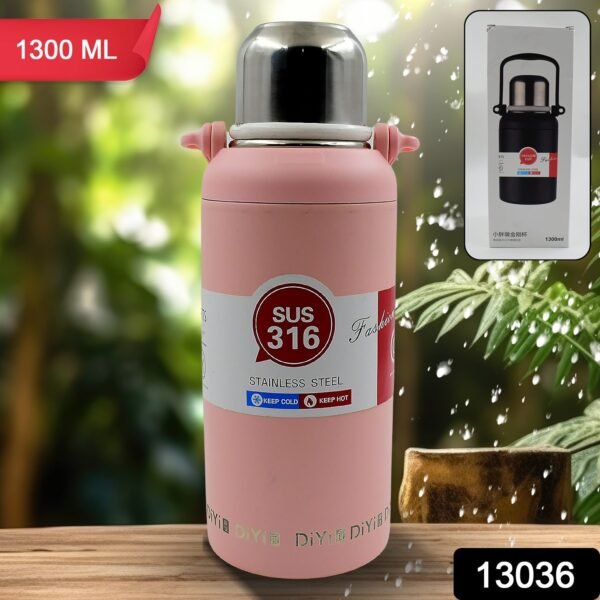 Stainless Steel 316 Vacuum Insulated Travel Bottle / Kettle (1300 ML)