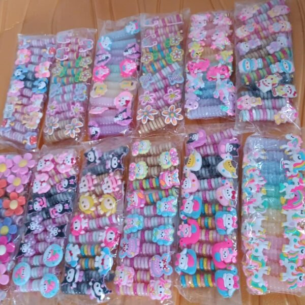 Colourful Telephone Wire Hairbands (1 pc / Mix Design), Hair accessories