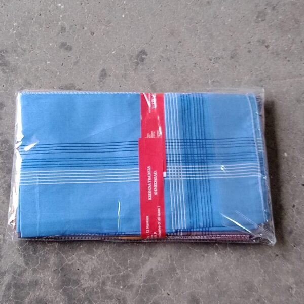 Men's King Size Formal Handkerchiefs for Office Use - Pack of 12
