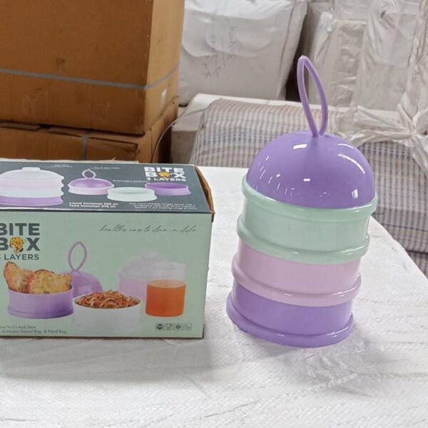 3 Layer Portable Baby Food Milk Powder Storage Box Bottle Container