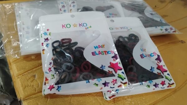 Small Hairbands Bands Hair Rubber Bands (Pack of 100 / Multicolour)